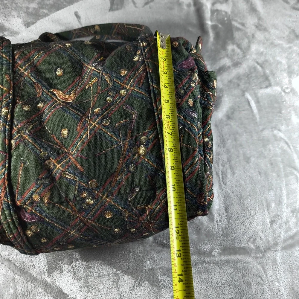 Vintage Golf Duffle Bag Organizer Set Green Tapestry Travel Pack Made In USA 70s
